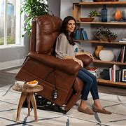Lift chair recliner in living room